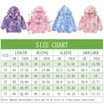 thumbnail image 3 of POPTEM Toddler Girl Windbreaker Hooded Long Sleeve Sweatshirt Zipper Jacket Pink 3T, 3 of 7