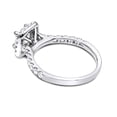 thumbnail image 2 of 14K Halo Round Cushion Diamond Engagement Ring (White Gold Size 7.5), 2 of 3