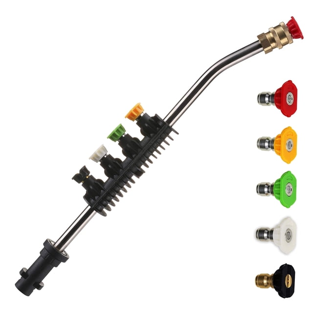 M MINGLE Pressure Washer Wand Extension with Adapter, Replacement Lance, Only Compatible Karcher K2, K3, K4, K5, K6, K7, 15 Inch