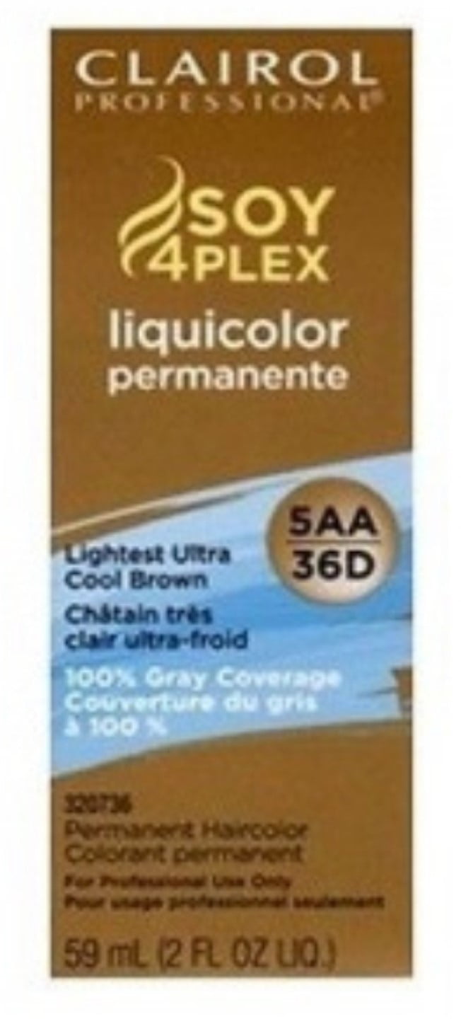 Clairol Professional Liquicolor 5AA/36D Lightest Ultra Cool Brown, 2 oz