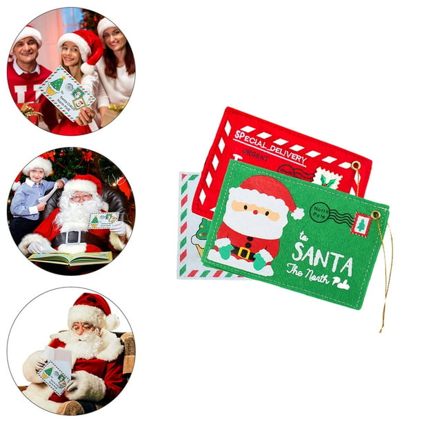 6 Pcs Enveloppe De Noël Enveloppe Cadeau Enveloppe De Noël Enveloppe De Noël  Tentures De Noël Pour Magasin Enfants Cadeau Maison 