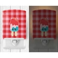 thumbnail image 2 of Ice Pop Popcicle Face Gingham Ceramic Night Light, 2 of 2