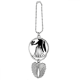 thumbnail image 1 of Constellation Virgo Zodiac Sign Silver Wing Car Pendant Decoration, 1 of 4