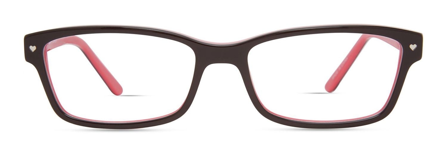 Hard Candy Womens Prescription Eyeglasses, Little Hottie, Brown, 53-16-140