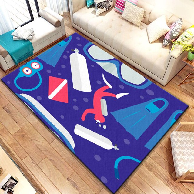 Encantadora alfombra de pintura de silueta de dibujos animados área grande negro suave decoración del hogar estilo bohemio12100x150cm (39x59 pulgadas)100x150cm (39x59 pulgadas) zhangyuxiang unisex