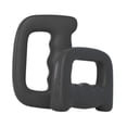 thumbnail image 2 of Almencla 2 Pcs Haltères à Prise en D Ergonomiques Cardio Musculation Intégrale Poids à Main Noir 1,5 kg, 2 of 8