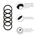 thumbnail image 4 of 24pcs Flat Key Rings Key Chain Metal Split Ring (Round 1 inch Diameter), for Home Car Keys Organization, Lead Free Electroplated Black, 4 of 7