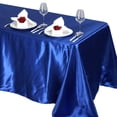 thumbnail image 6 of Efavormart 90x132" Rectangle ROYAL Wholesale SATIN Tablecloth Banquet Linen Wedding Party Restaurant Tablecloth, 6 of 11