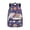 Elephant Floral Pattern, variant on Trendy Backpack with Snow Leopard Print - Great for Daily Commute, School and Outdoor Travel