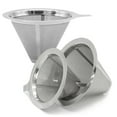 thumbnail image 5 of Feiona Stainless Steel Pour Over Coffee Filter Reusable Coffee Cone Dripper Coffee Maker Accessories, 5 of 5