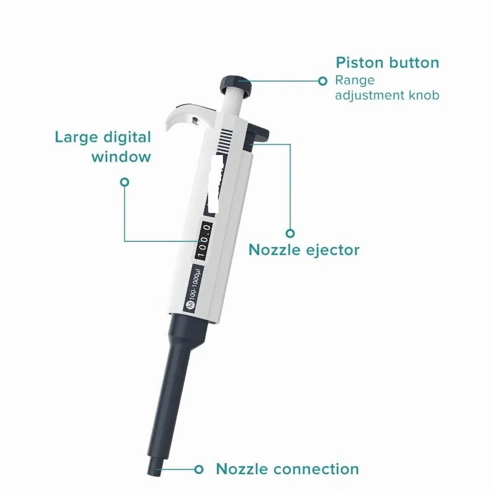 Laboratory Pipette Single Channel Of Pipettes Manual Adjustable Pipettor Digital Pipette Gun , High-Accurate
