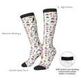 thumbnail image 4 of Pofeuu Cartoon Wild Animals Print Stockings, Adult Running Hiking Socks for Youth and Adult, 4 of 6