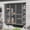 Gray, variant on Large Catio Window Box, Outdoor Cats Window Perch Enclosure for Indoor Cats with 4 Jump Platforms & 4 Doors, Kitten Patio House Connected with Tunnels, Weather Use (Black)