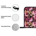 thumbnail image 4 of Naloa Rose Flowers Oven Mitts and Pot Holders 4 pcs Set, Cooking Baking Grilling Kitchen Oven Glove for Cooking, 4 of 6