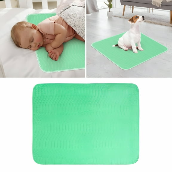 XIRQI 1 Pack 36” X 36” Extra Heavy Absorbency Washable Underpads,Waterproof Quick Drying Nursing Pads Incontinence Bed Pads,Reusable Washable Pee Pads For Dogs,Diaper Changing & Adults