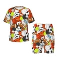 thumbnail image 1 of Balery Colorful Balls Conjunto de Pijama Infantil de Manga Corta con Estampado – Ropa de Dormir de Algodón Suave-Small, 1 of 6