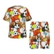 thumbnail image 1 of Balery Colorful Balls Conjunto de Pijama Infantil de Manga Corta con Estampado – Ropa de Dormir de Algodón Suave-Small, 1 of 6