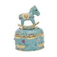thumbnail image 4 of Mini Caja de Baratijas Fernando Organizador de Joyas Figura de Caballo Azul, 4 of 8