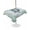 Grey, variant on Outdoor Tablecloth with Umbrella Hole for Patio/Picnic/Party/Camping, Sea Turtle Coastal Waterproof Table Cloth Round Cover Washable, Blue Green Summer Beach Coral (Dia 54")