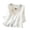 White, variant on Gauze Linen Blouse for Women Trendy 3/4 Sleeve Embroidered Cotton Shirts Tops Peasant Blouses Summer Boxy Tunics