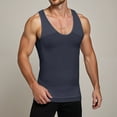 thumbnail image 2 of Razzly Men's Shapewear Compression Shirt Body Vest Workout Tank Tops for Optimal Fit and Comfort(Grey,2XL), 2 of 4