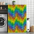 thumbnail image 3 of Peel and Stick Wallpaper Canvas Contact Paper Fur seamless texture rainbow color fabric Self Adhesive and Removable 24in x 118in, 3 of 8