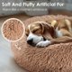 thumbnail image 4 of Cama para mascotas Hoewina Calming Donut para perro y gato, 50 cm (camel), 4 of 7