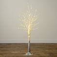 thumbnail image 3 of Nearly Natural 5ft. Pre-Lit Artificial White Birch Tree with 240 Warm White LED Lights, 3 of 11