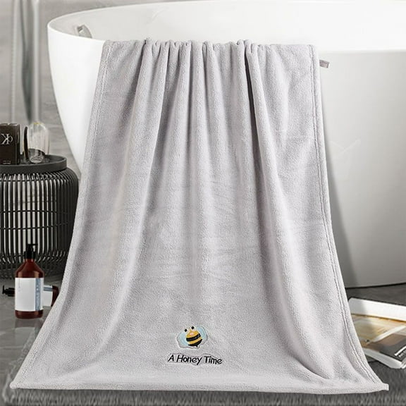 Needhep RingSpun Cotton Large Beach Towels,Sandproof Beach Blanket, High Quality Beach Towels, Extra Long Beach Towels, Beach Towels Pack (Gray)