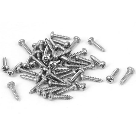 

#4 M2.9x13mm Stainless Steel Round Pan Head Self Tapping Screws 50pcs