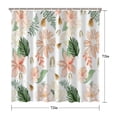 thumbnail image 5 of Pioneer Flower Floral Print Pattern Shower Curtain 72"x72" ,Bathroom Decorative Shower Curtains Set with 12 Hooks,Modern Waterproof Washable Shower Curtain, 5 of 6