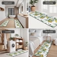 thumbnail image 5 of Yellow Lemon Fruit Leaves White Pattern Kitchen Rugs Sets Of 3,Kitchen Runner Rugs Non Skid Washable,Decorative Kitchen Floor Mats for Kitchen,Sink,Laundry,17"x30"+ 17"x47" + 17"x59", 5 of 6