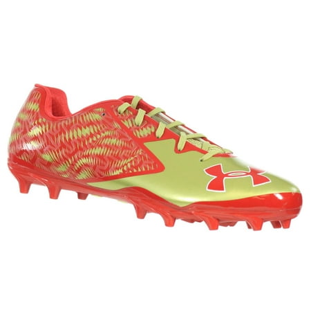 Under Armour Men's Football Cleats Team Nitro Low Mc Red Gold White 15
