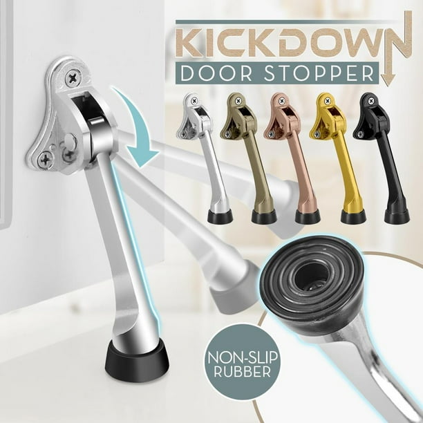WOXINDA Door Stop Stopper Screw Type Safety Doorstops Holder Kick Door