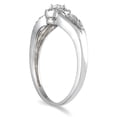 thumbnail image 2 of SZUL Women's 1/4 Carat TW Diamond Ring in 10K White Gold (J-K-L Color, I2-I3 Clarity), 2 of 3