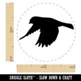 thumbnail image 2 of Finch Flying Bird Self-Inking Rubber Stamp Ink Stamper - Orange Ink - Medium 1 Inch, 2 of 7