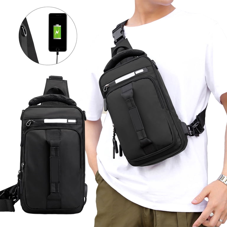 Djiypn Sling Backpack Travel Hiking Daypack,Large Crossbody  display picture 3
