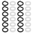 thumbnail image 1 of Tuning Peg Gasket Guitar Accessories Tuners Mounting Spacers For Guitar Tuner Peg Round Shape 24Pcs, 1 of 5