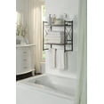thumbnail image 2 of SunnyPoint Classic Square Bathroom Shelf, 2 Tier Shelf with Towel Bar Wall Mounted Shower Storage (Classic - Wall Mount - ORB), 2 of 5