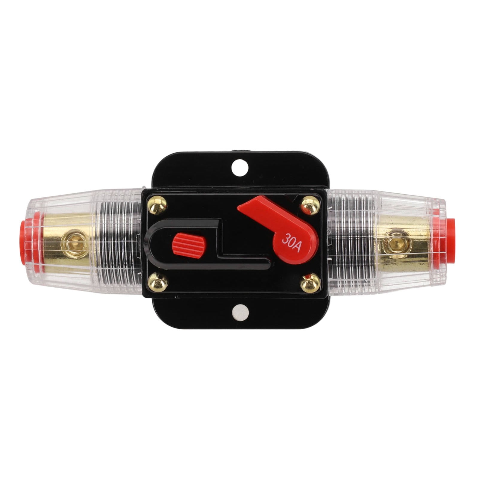 Porte-fusible à Réinitialisation Automatique (disjoncteur) 50A - 12-24V - Étanche - Pour Voiture, Bateau, Audio