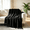New Black, variant on CREVENT Soft Spring Summer Throw Blanket for Couch Sofa, Suitable for Adult, 50''X60'', Dark Black
