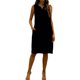 thumbnail image 1 of Vestido de Verano de Mujer con Bolsillos sin Mangas Cambio de Lino de Rodilla Vestido de Verano Casual Bolsillos Laterales de Tela Transpirable Colores Versátiles, 1 of 8
