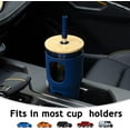 thumbnail image 4 of tronco 36 oz Glass Tumbler with Straw and Lid with Marker and Measurement Scale,Reusable Iced Coffee Tumbler with Silicone Sleeve, Glass Boba Smoothie Cup, Fits Cup Holder, BPA Free（Black ）, 4 of 9