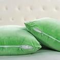 thumbnail image 3 of Home Soft Things Checker Cable Throw & Pillow Cover Combo - Green Flash - 50" x 60"/18" x 18", 3 of 9