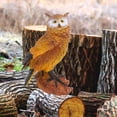 thumbnail image 4 of 1Pc Creative Cartoon Tree Pendant Standing Owl Shaped Garden Decor Light Brown, 4 of 6