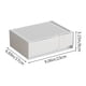 thumbnail image 3 of Organizador de Cajones de Escritorio de Plástico Blanco - 23 X 17 X 8 Cm. Estantes Modulares Apilables para Guardar Cosméticos y Artículos de Papelería. Ideal para Organizar El Escritorio., 3 of 6