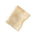 thumbnail image 2 of 300 Pieces Teabags Drawstring Filter Bags Strainer Infuser Pouch Penetration Seal Tea Bag Powder Spices Teaware 7*9CM, 2 of 9
