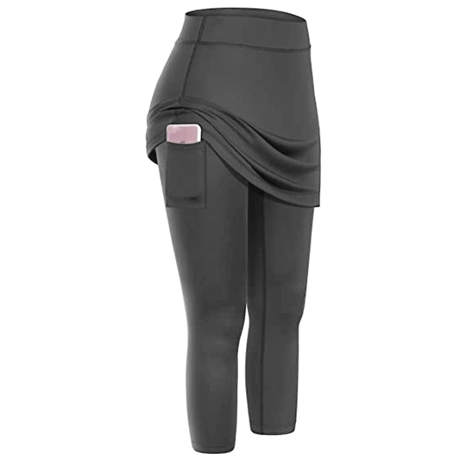 Women's Mini Skirt Leggings (1- or 5-Pack). Plus Sizes Available.