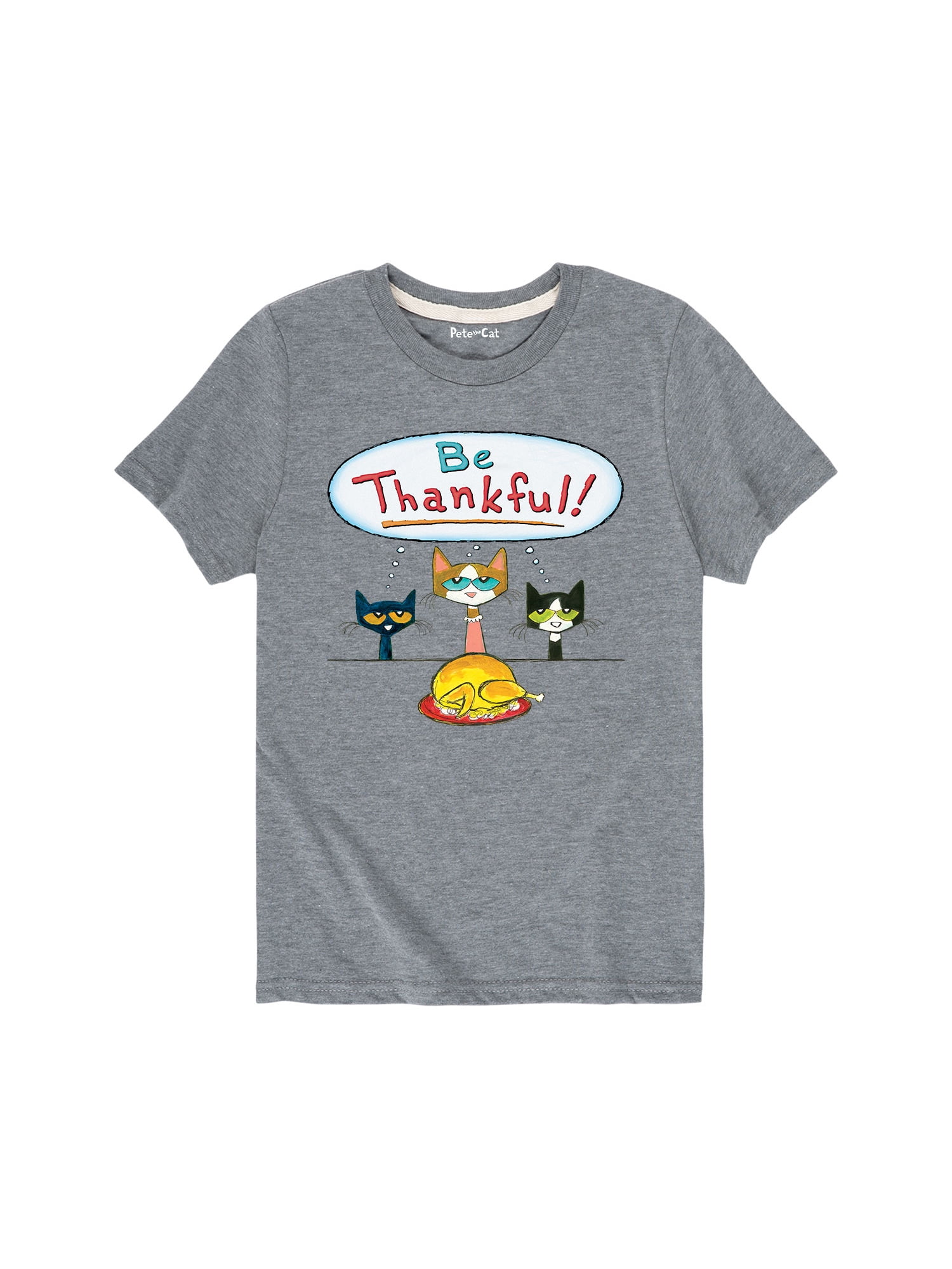 PETE THE CAT Pete The Cat Be Thankful! Toddler Short Sleeve TShirt