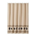 thumbnail image 2 of VHC Brands Cider Mill Primitive Pig Shower Curtain, Tan, 72x72, 2 of 8